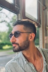 Photo of illustrator Reza Dalvand